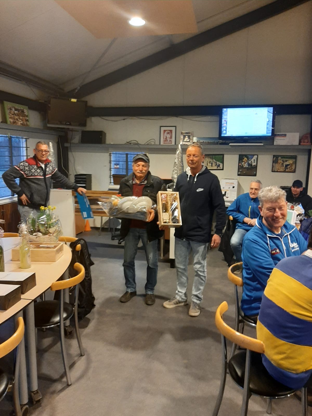 John Scheffer en Mario Lobosco. Tweede plaats in het Polderkampioenschap.